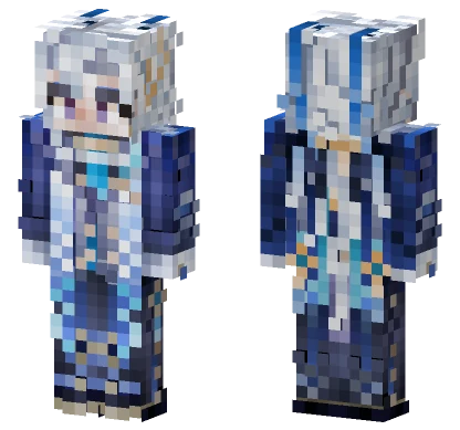 Melusant Gift Neuvillette Genshin Impact Minecraft skin