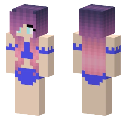 Mermaid Swimsuit Minecraft skin
