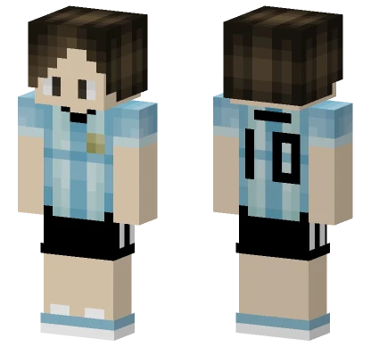 Messi Argentina Minecraft skin