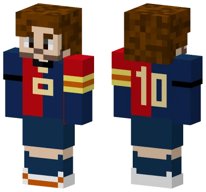 Messi Footballer Skin Minecraft skin