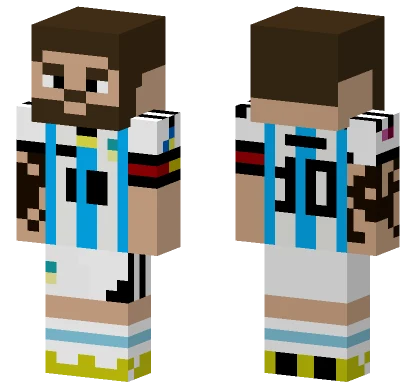 Messi Footballer Skin Minecraft skin