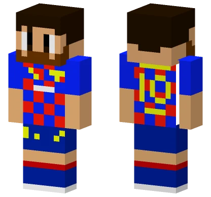 Messi Footballer Skin Minecraft skin