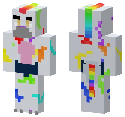 Messy Monty Improved Minecraft skin