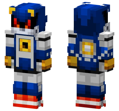 Metal Sonic Minecraft skin