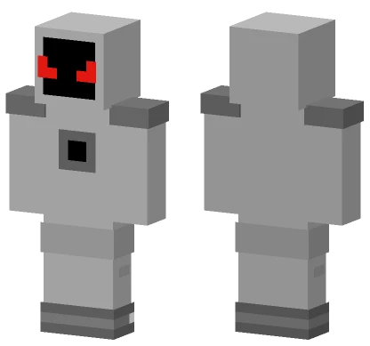 Metal Sonic Chrome Minecraft skin