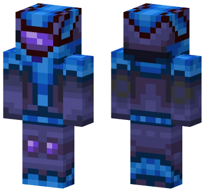 Meteor Armor Blue Terraria Minecraft skin