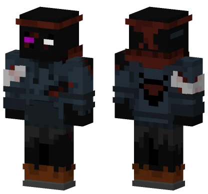 Meteoroid Red Hood Survivor Minecraft skin