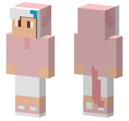 Mew Pokemon Unite Outfit Minecraft skin