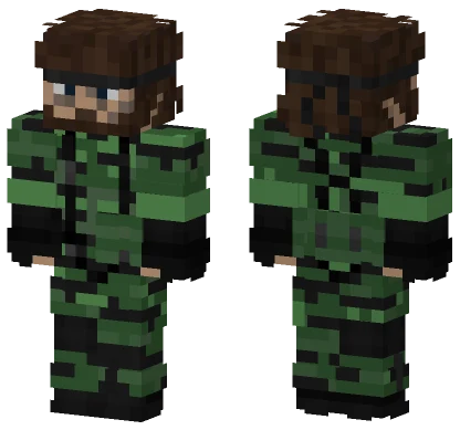 MGS3 Snake Recolor Minecraft skin
