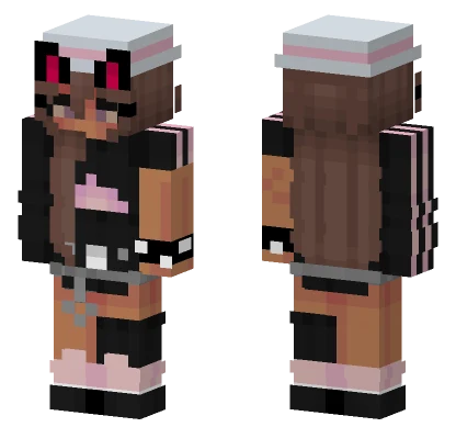 Michael Jackson Bad Pink Kittycatgirl Minecraft skin