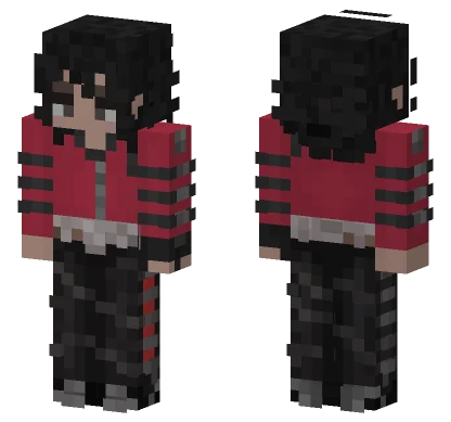 Michael Jackson Red Outfit Minecraft skin