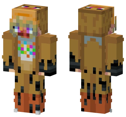 Microwave Chica Minecraft skin