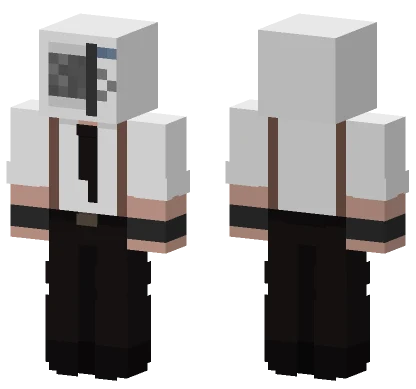 Microwave Head Minecraft skin