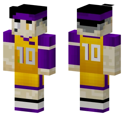 Midas Basketball V3 Minecraft skin