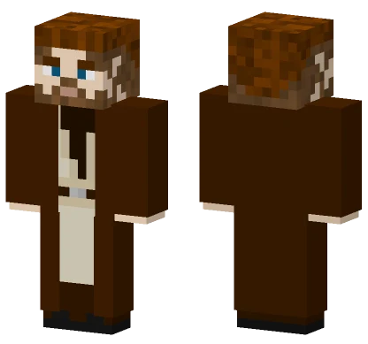 Middle Aged Obi Wan Kenobi Minecraft skin