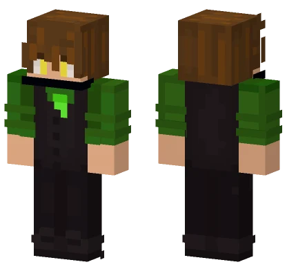 Middle Eastern Boy Green Suit Minecraft skin