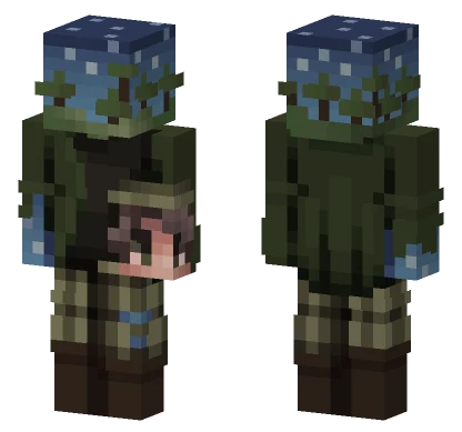 Midnight Green Minecraft skin