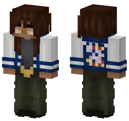 Mightvv Blue Jacket Minecraft skin