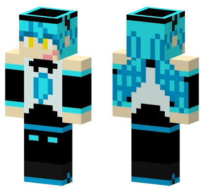 Miku Cipher Fanmade Minecraft skin