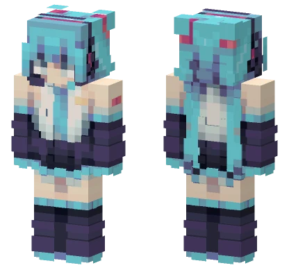 Miku Hatsune Minecraft skin