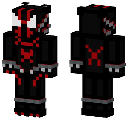 Miles Morales Black Panther Minecraft skin