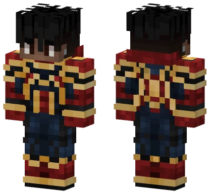 Miles Morales Iron Spider Minecraft skin