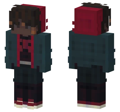 Miles Morales Spider-Man Minecraft skin