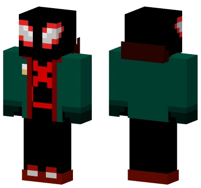 Miles Morales Spider-Man Minecraft skin