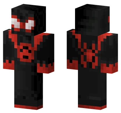 Miles Morales Spider-Man Minecraft skin