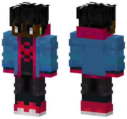 Miles Morales Spider-Man Minecraft skin
