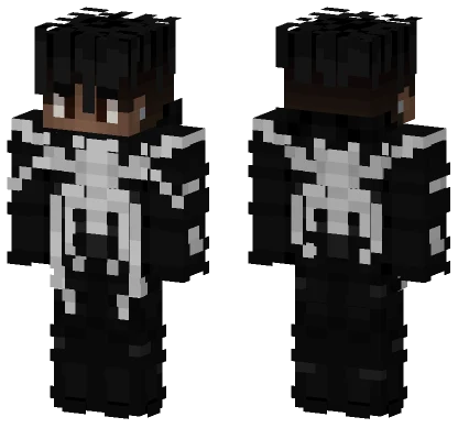 Miles Morales Venom Minecraft skin