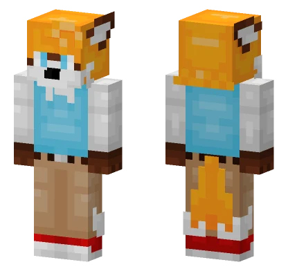 Miles Tails Prower Minecraft skin