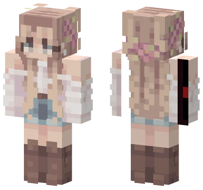 Milestone SMP Girl Minecraft skin