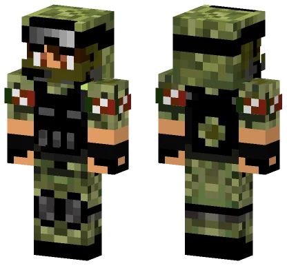Militar Mexicano Vida Mexico Minecraft skin