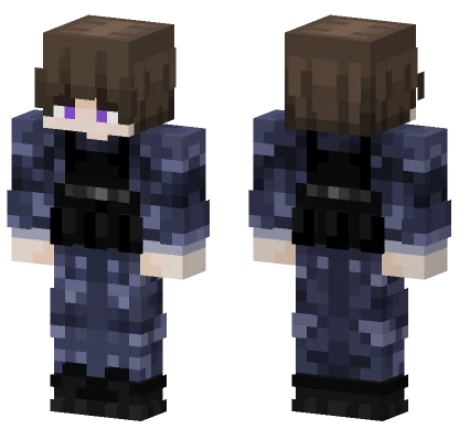Military Boy Blue Minecraft skin