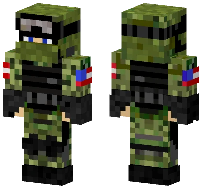 Military Warrior Minecraft skin