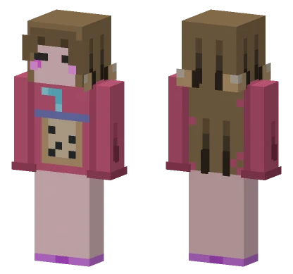 Milk Tea Minecraft skin