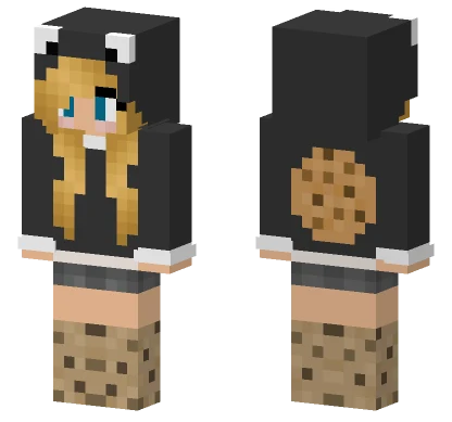 Milkacz Cookie Girl Minecraft skin