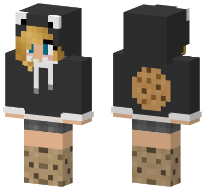 Milkacz Cookie Hoodie Minecraft skin