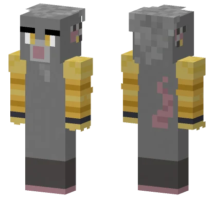 Milly Gold Eyes And Arms Ver 2 Minecraft skin