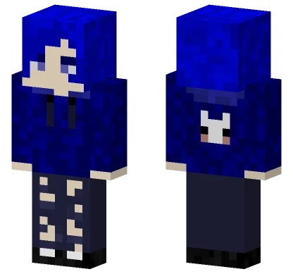 Minato Blue Outfit Minecraft skin
