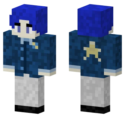 Minato Starlight Academy Minecraft skin