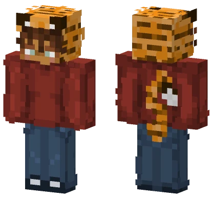 Mineeeee Tiger Minecraft skin