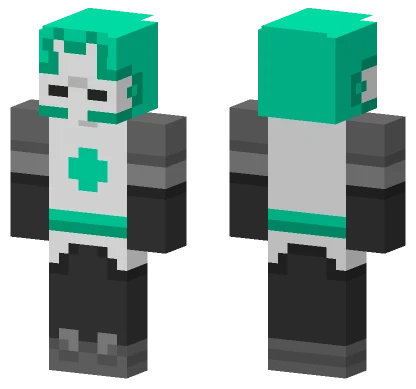 Mint Castle Crasher Minecraft skin