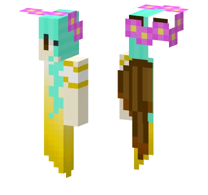 Mint Chocolate Chip Minecraft skin