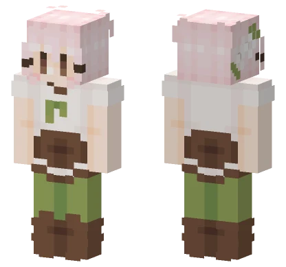 Mint Cocoa Minecraft skin
