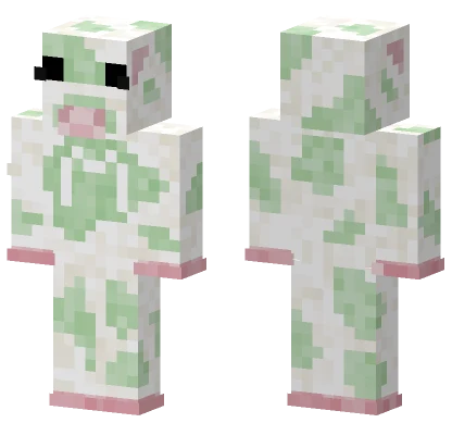Mint Cow Minecraft skin