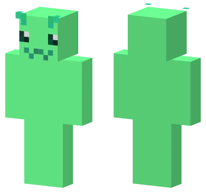 Mint Green Alien Minecraft skin