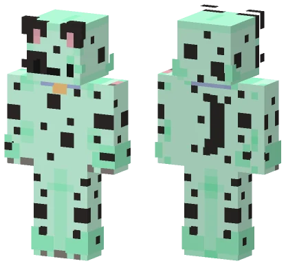 Mint Ice Cream Dog Minecraft skin