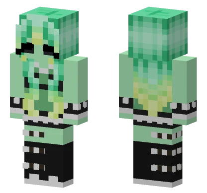 Minty Alien Creature Minecraft skin